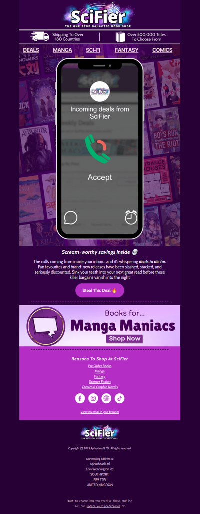 💀 Your next killer deal is calling...