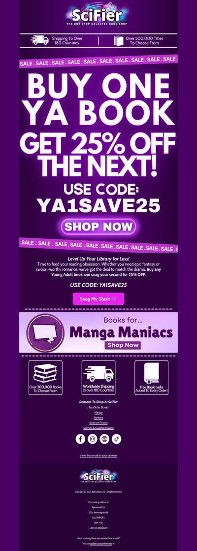 🚨 BOOK HAUL ALERT: Save on your next read!