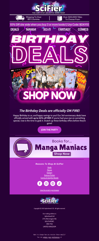 🎉 It’s our 3rd Birthday, but YOU get the gifts!