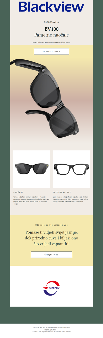 Doživite više uz Blackview pametne naočale!