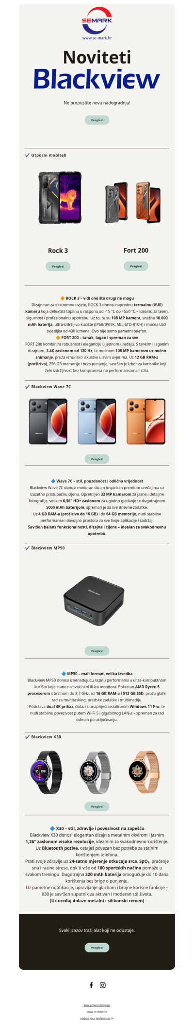 Nova kolekcija Blackview uređaja je stigla