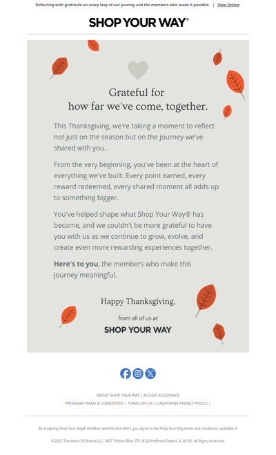 Thankful for every moment and every member 🧡