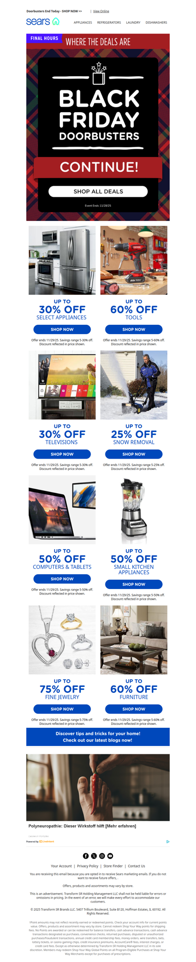 🎉 Last call for Black Friday! 🚪 Grab those doorbusters before they vanish! 🏃♂️💨