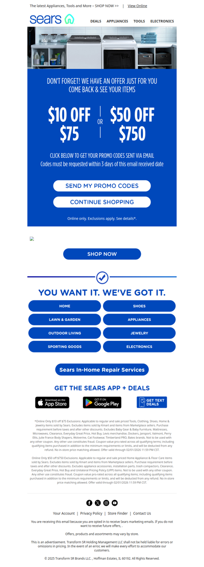 Reminder: Don't miss up to $50 off!