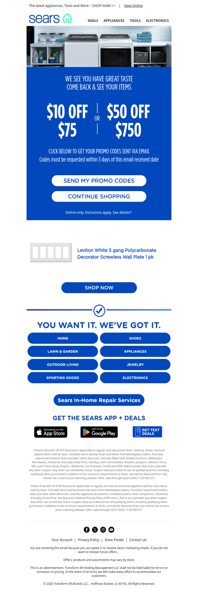 Second notification: It's time to reconsider - now up to $50 off!