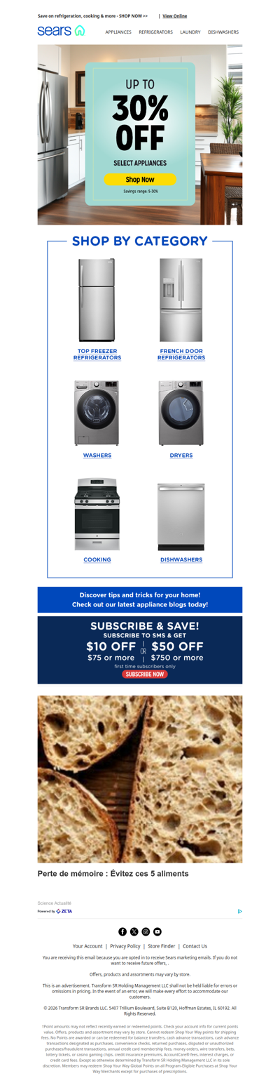 🏠✨ Explore amazing deals and save up to 30% on select appliances today! Don't miss out!