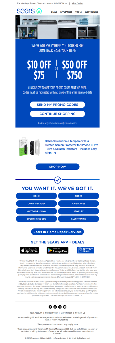 Thanks for your interest! We're giving you up to $50 off