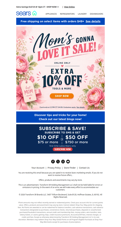 Mom's Gonna Love It! 💖 Snag an extra 10% off fab gifts for her before time's up! 🏃♂️💨