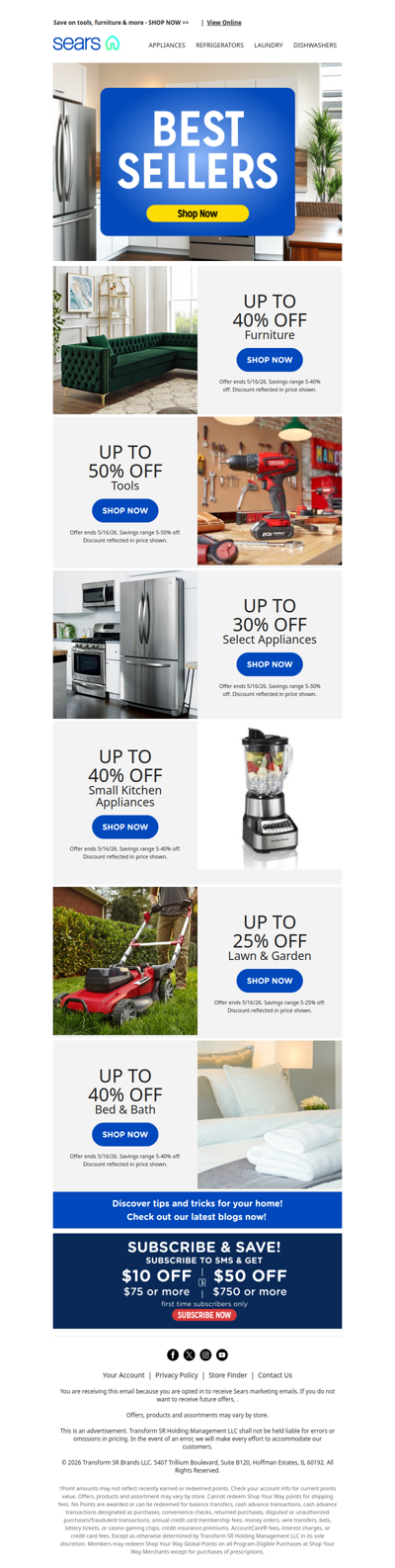 🛍️ Don't miss out on amazing best sellers at up to 50% off, including tools & more!