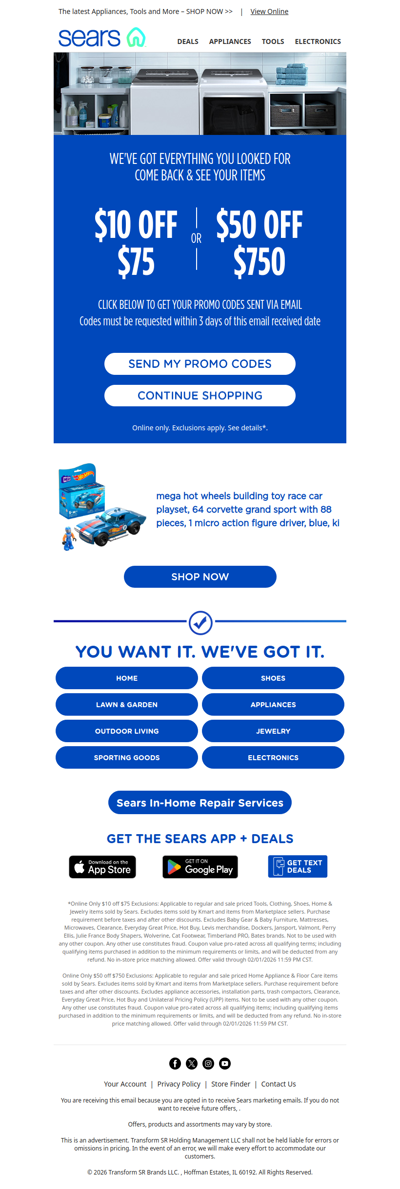 Thanks for your interest! We're giving you up to $50 off