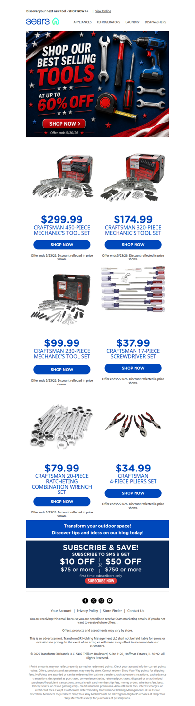 🛠️✨ Best selling tools are waiting for you at up to 60% off!