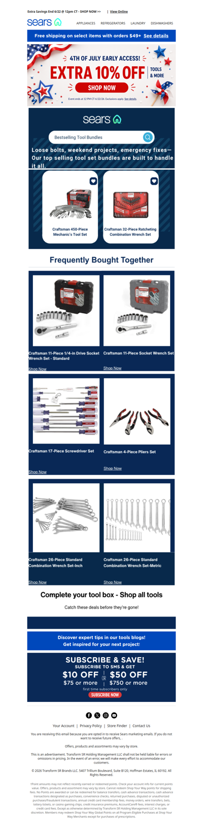 🎉 Boom! Early 4th of July deals are here! Grab an extra 10% savings, plus up to 50% off tools! 🛠️💥