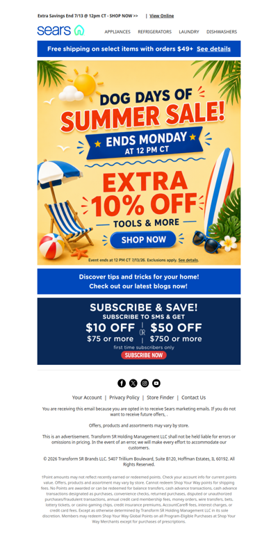 Dog Days of Summer! 🐾 Time to fetch extra 10% savings before they run away! 🛠️