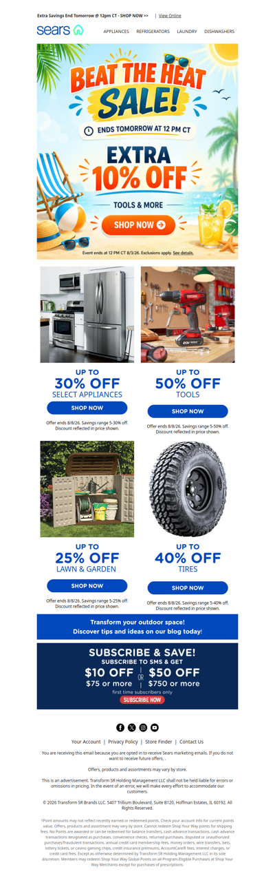 🔥 Hurry! Extra 10% savings end tomorrow at noon CT! Don't get left in the dust! 🏃♂️💨