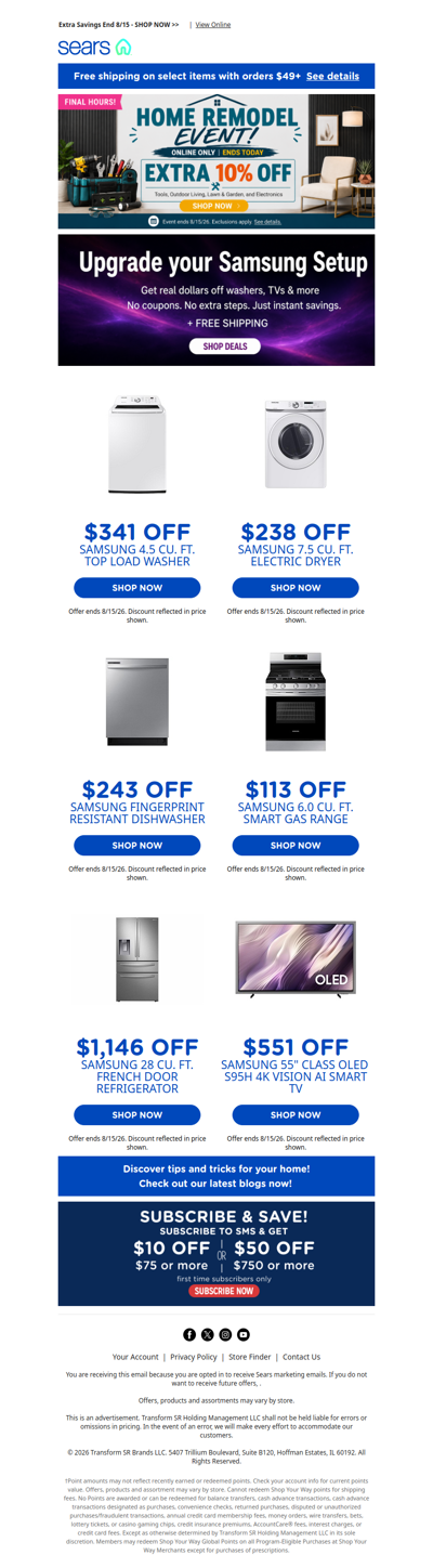 🚨 Last chance alert! 🏃‍♂️ Extra 10% savings end TODAY! 💨 Don't miss out!