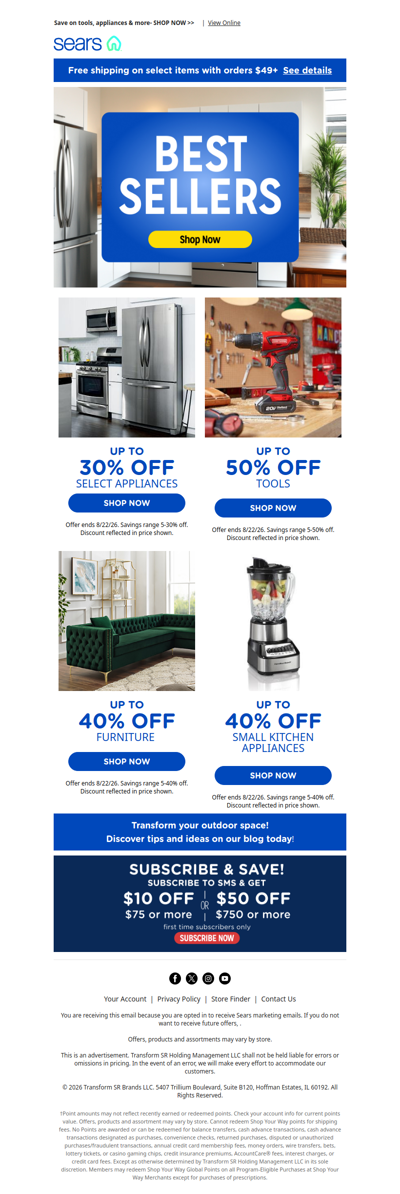 👀 Snag up to 50% off best sellers and make your home the envy of all! 🏡✨