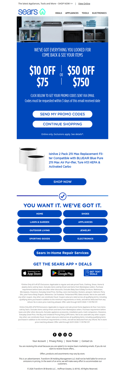 Thanks for your interest! We're giving you up to $50 off