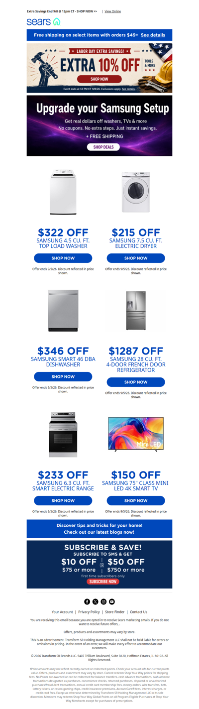 Your Samsung setup deserves a refresh with these top products! Plus, extra 10% savings continue