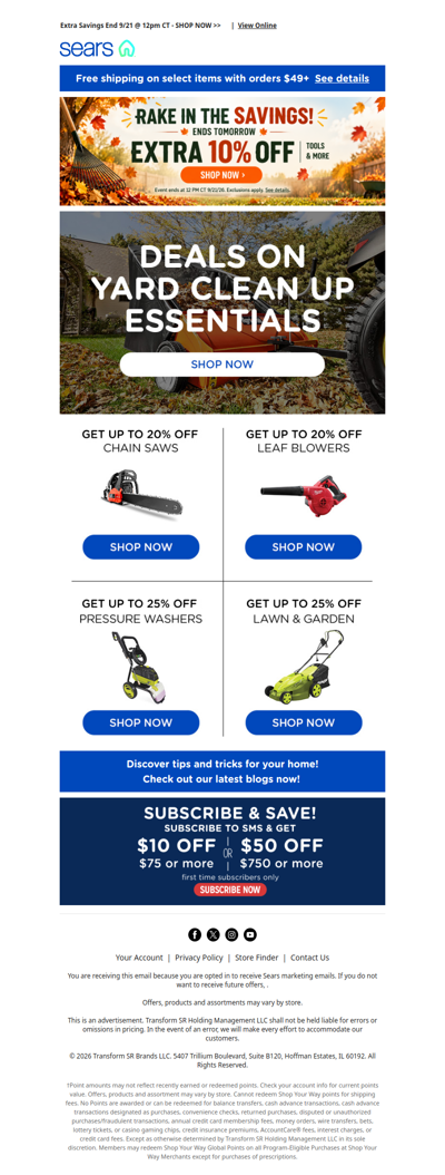 A little less price, a little more yay 😄 Extra 10% off tools and more, ends tomorrow @ noon CT