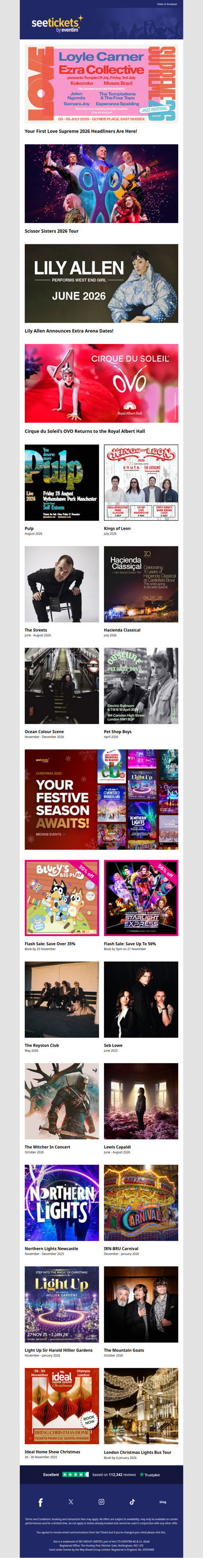 Lily Allen, Scissor Sisters, Loyle Carner