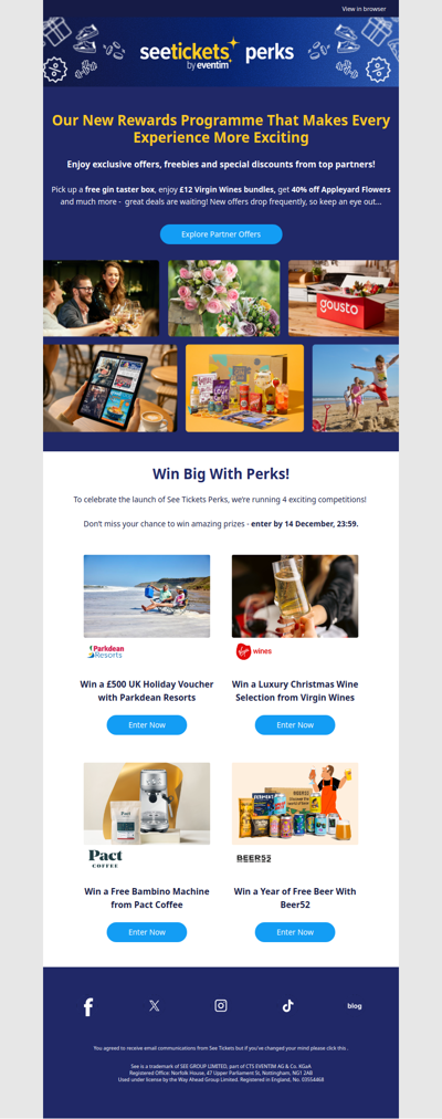 Your New Perks Are Here ⭐ Exclusive Offers & 4 Prizes Await!