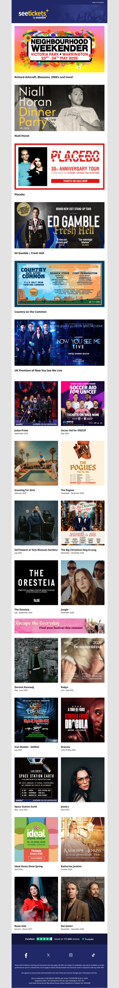 Niall Horan, Placebo, Ed Gamble