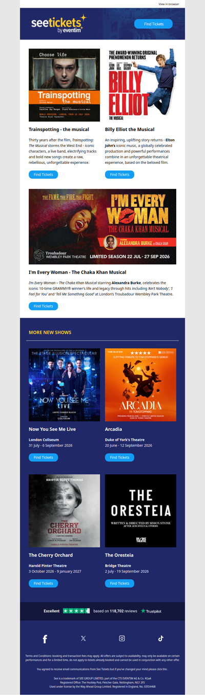 In case you missed it 👀 The latest West End announcements!