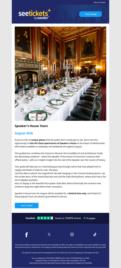 Don’t miss the chance to see inside Speaker’s House this summer!