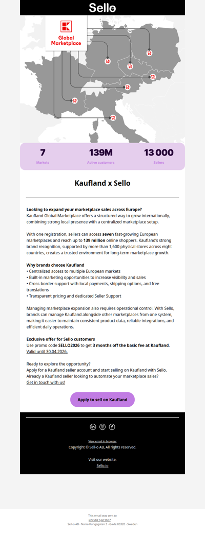 Reach 139 million online shoppers with Kaufland