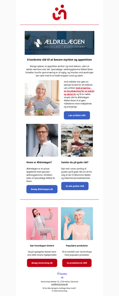Gode råd fra Ældrelægen - Ny artikel
