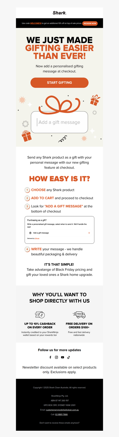 🎁 Gifting made easier..