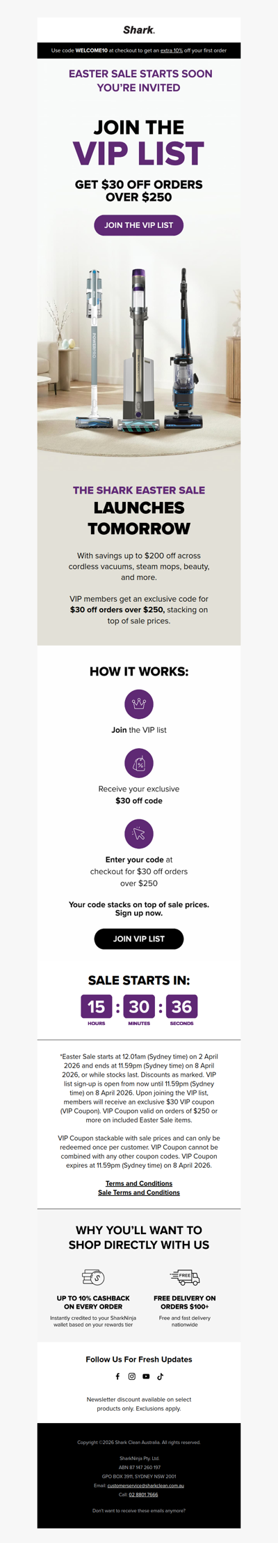 Save an extra $30 this Easter 🐣