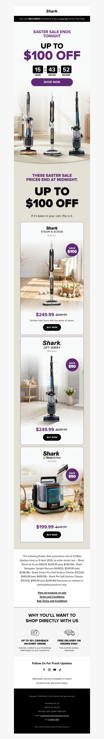 Last chance. Easter Sale ends tonight 🚨