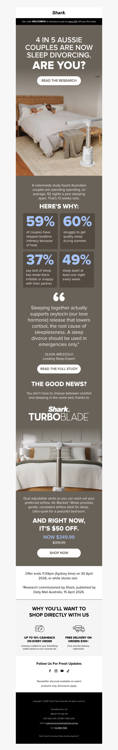 Aussie couples are now ‘sleep divorcing’ 😴