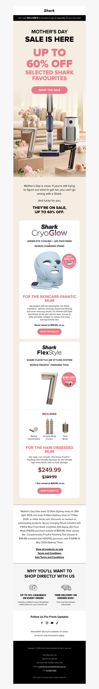 Mum's Day Sale is live 🌸