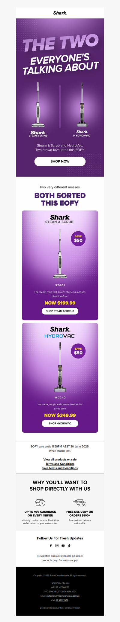 Our two most-loved, on sale 🦈