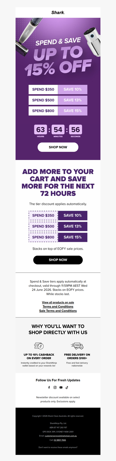 spend more, save more 📈