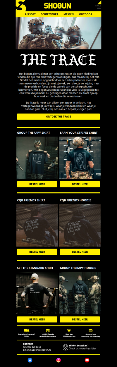 NIEUW The Trace: kleding geboren uit precisie en gemaakt met passie!