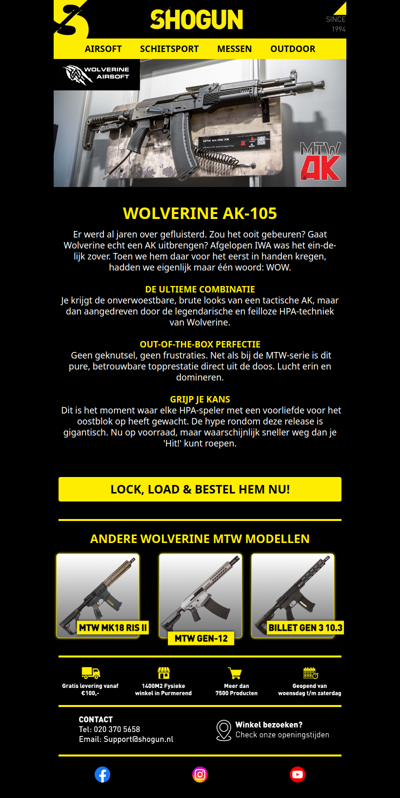 Een AK van Wolverine? Wij dachten dat deze dag nóóit zou komen...