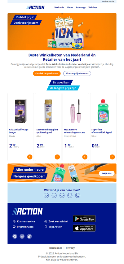 Beste Winkelketen én Retailer van het Jaar!! Dankzij jou💙🏆