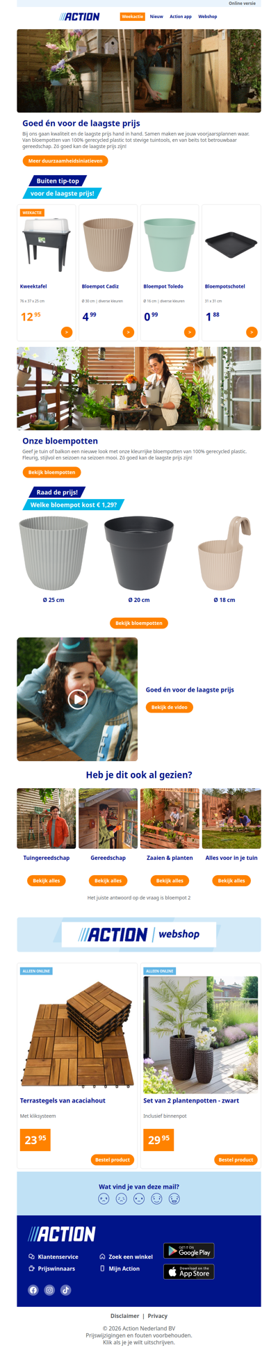 Lenteklaar, voor de laagste prijs