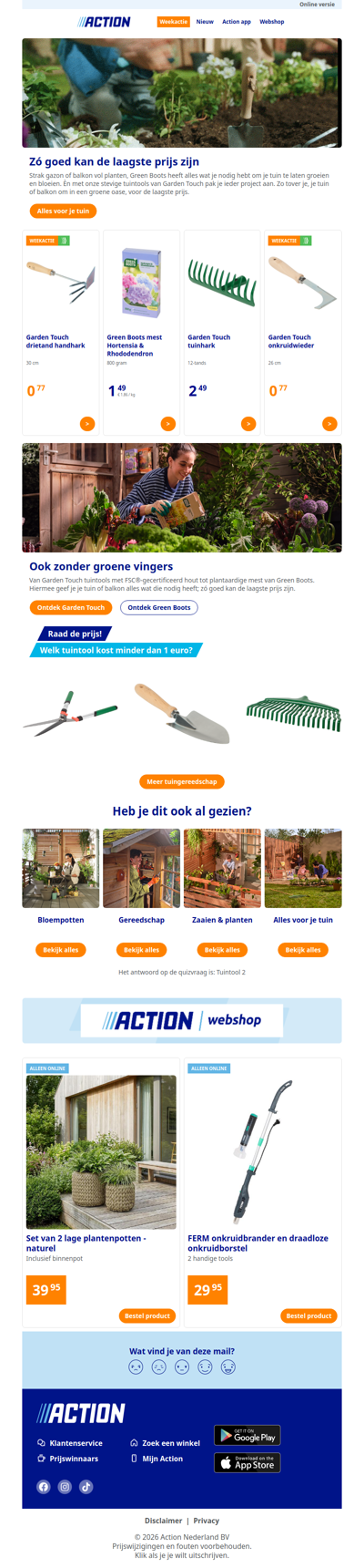 Succes gegarandeerd, voor de laagste prijs