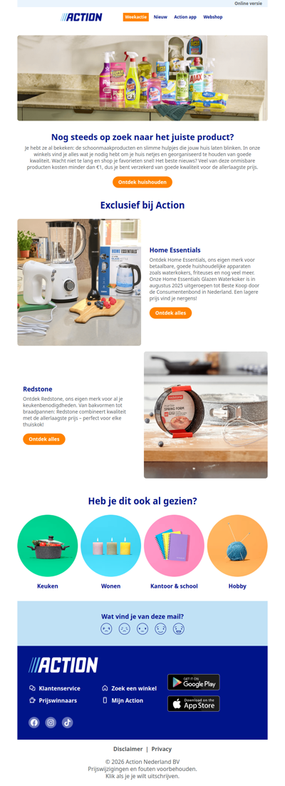 Je huishoud-favorieten wachten op je!