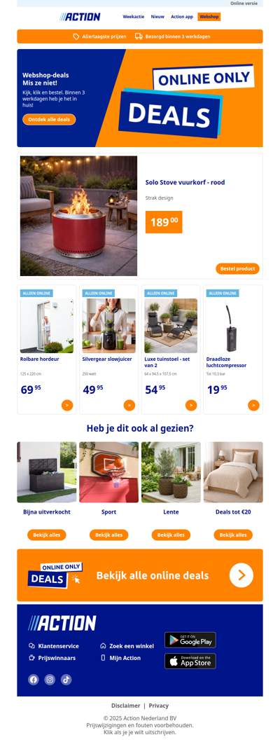 Nieuw in de Action webshop!