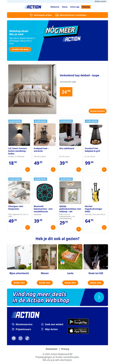 Nieuw in de Action webshop!