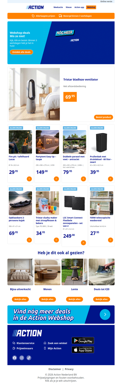 Nieuw in de Action webshop!