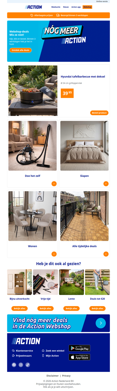 Nieuw in de Action webshop!