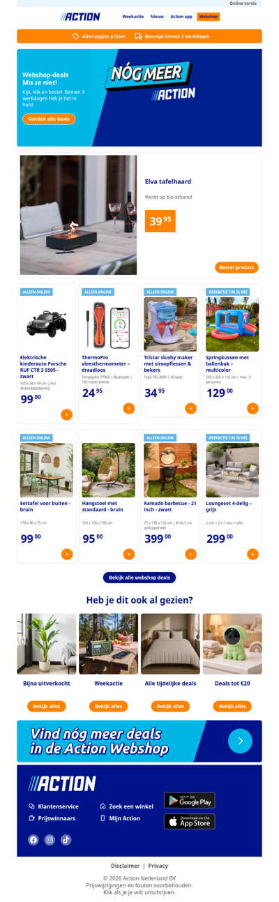 Nieuw in de Action webshop!