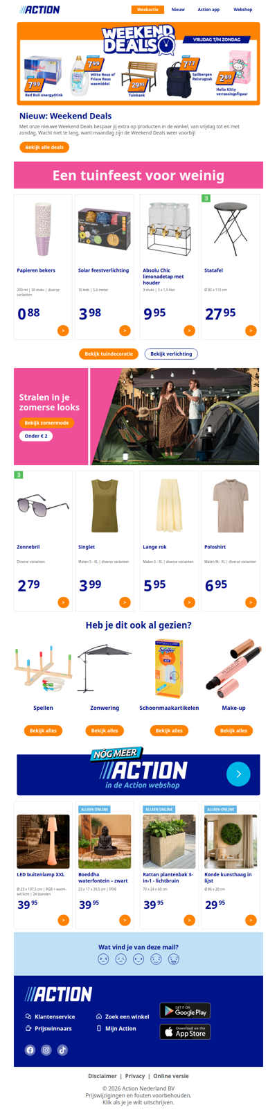 🔥 Nieuw: Weekend Deals!