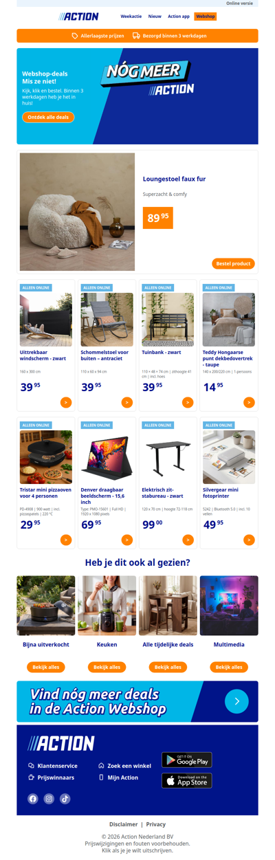 Nieuw in de Action webshop!